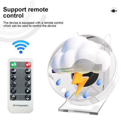 Elevate Your Advertising with the Mini 3D Holographic Projector Fan – Stunning Visuals & Sound for Any Space!