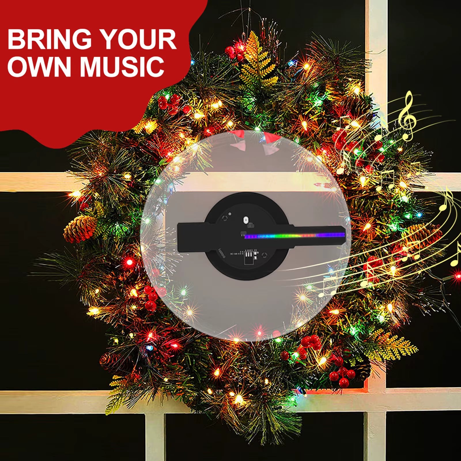 Elevate Your Advertising with the Mini 3D Holographic Projector Fan – Stunning Visuals & Sound for Any Space!