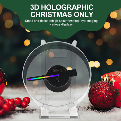 Elevate Your Advertising with the Mini 3D Holographic Projector Fan – Stunning Visuals & Sound for Any Space!